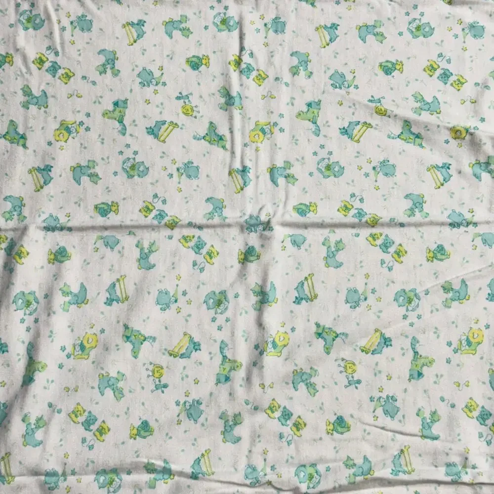 Vintage Carter's 100% Cotton Nursery Rhymes Baby Receiving Newborn Blanket Lovey